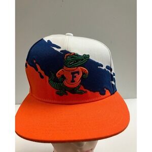 Mitchell & Ness‎ Florida Gators Adjustable Hat Cap Orange Blue White